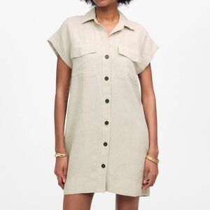 Madewell Utility Linen Dress